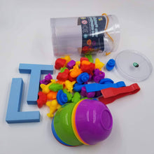 Load image into Gallery viewer, Rainbow Sensory Classification Toy, Montessori
