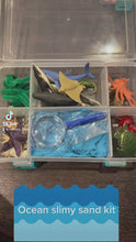 Load and play video in Gallery viewer, Ocean Animals Slimy Sand Kit
