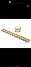 Load image into Gallery viewer, Rainbow Slap Bracelet
